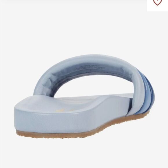 Seychelles Low Key Slides in Multi Blue Leather, 7, NWOB - Picture 6 of 10